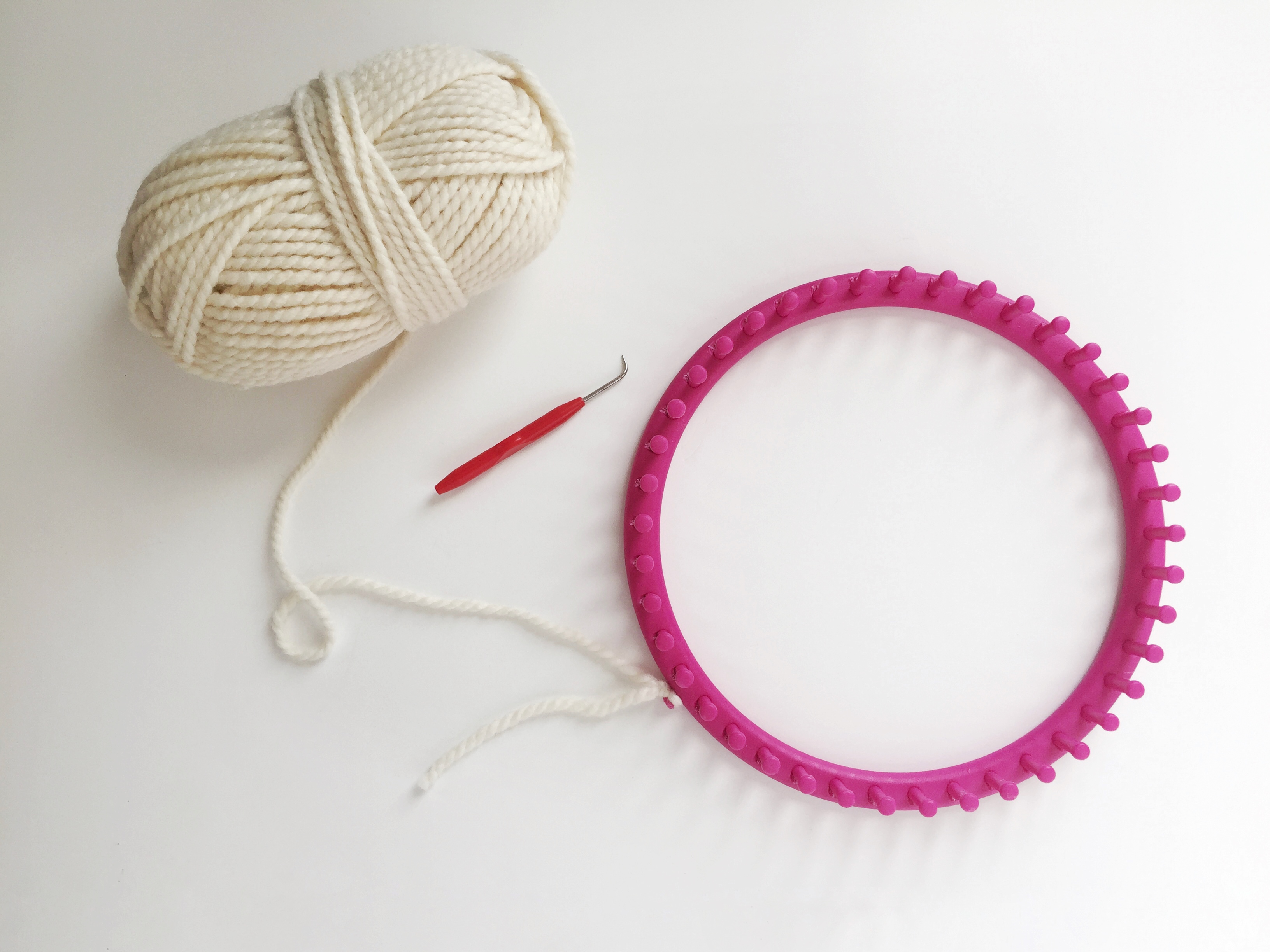 Learn To Loom Knit Double Brim Beanie Tutorial Em S Fiber