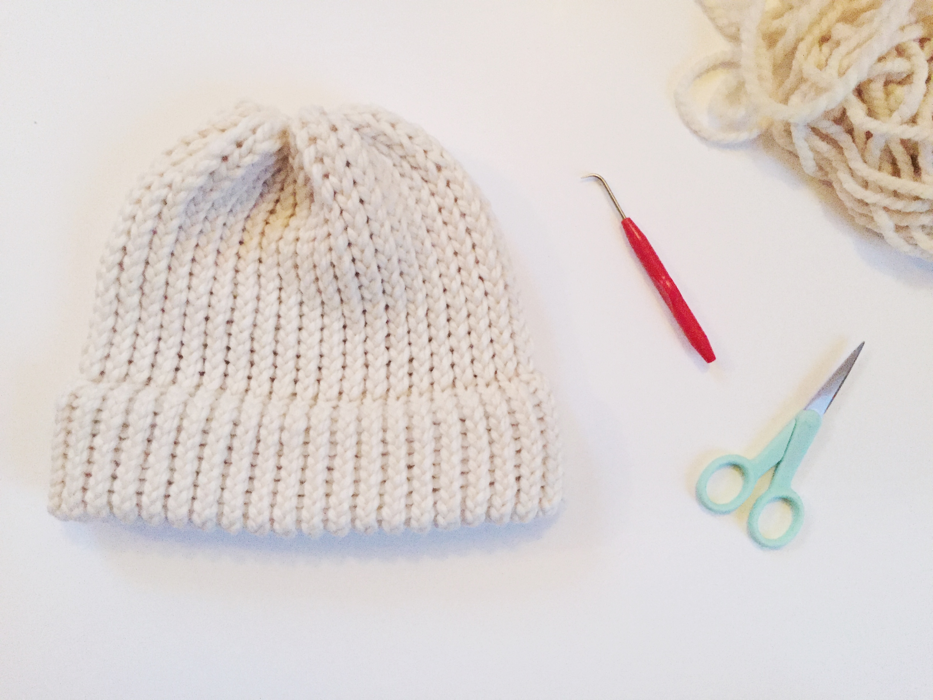 Learn To Loom Knit Double Brim Beanie Tutorial Em S Fiber Arts